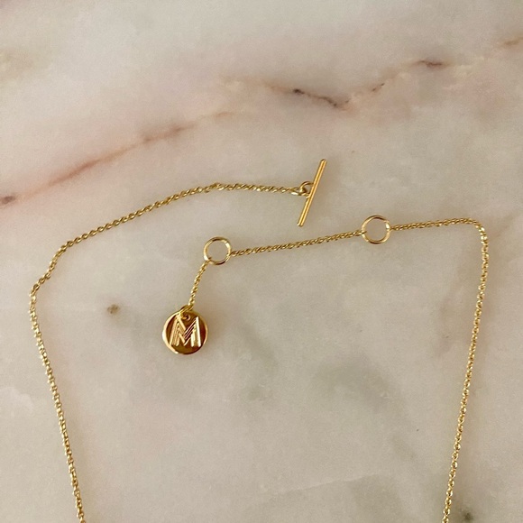 Gold Initial  L Maje Necklace - Picture 3 of 3